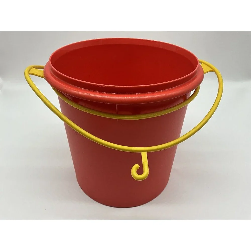 Tupperware Vintage Jumbo Beverage Dispenser 254-7 Plus Lid 595-2 &Hanging Holder